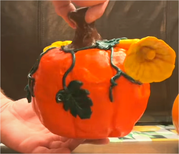 Life Size Harvest Pumpkin.