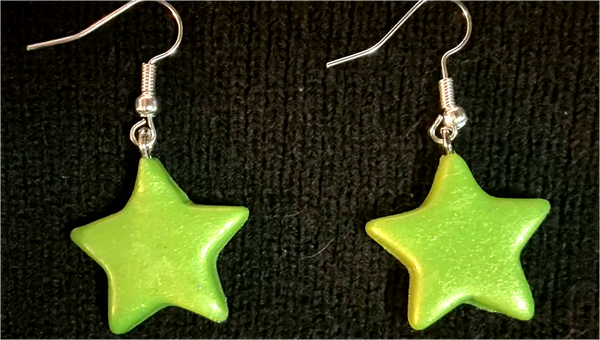 Glow in the Dark Star Earrings